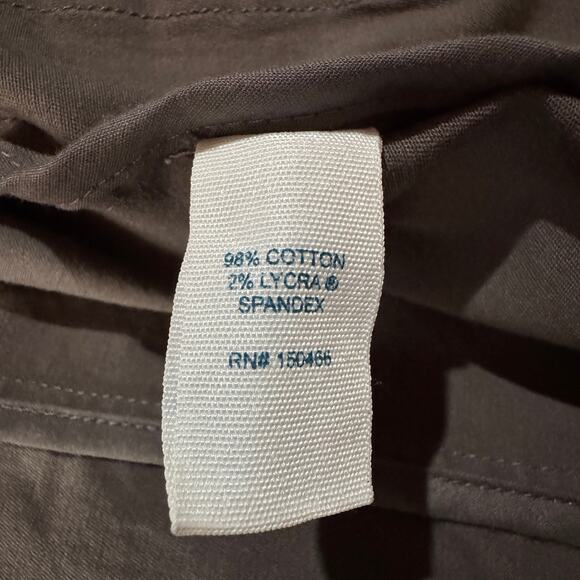 Market & Spruce Medium Kathleen Cargo Jacket Hooded Pockets Stretch Full-Zip New - Picture 10 of 12